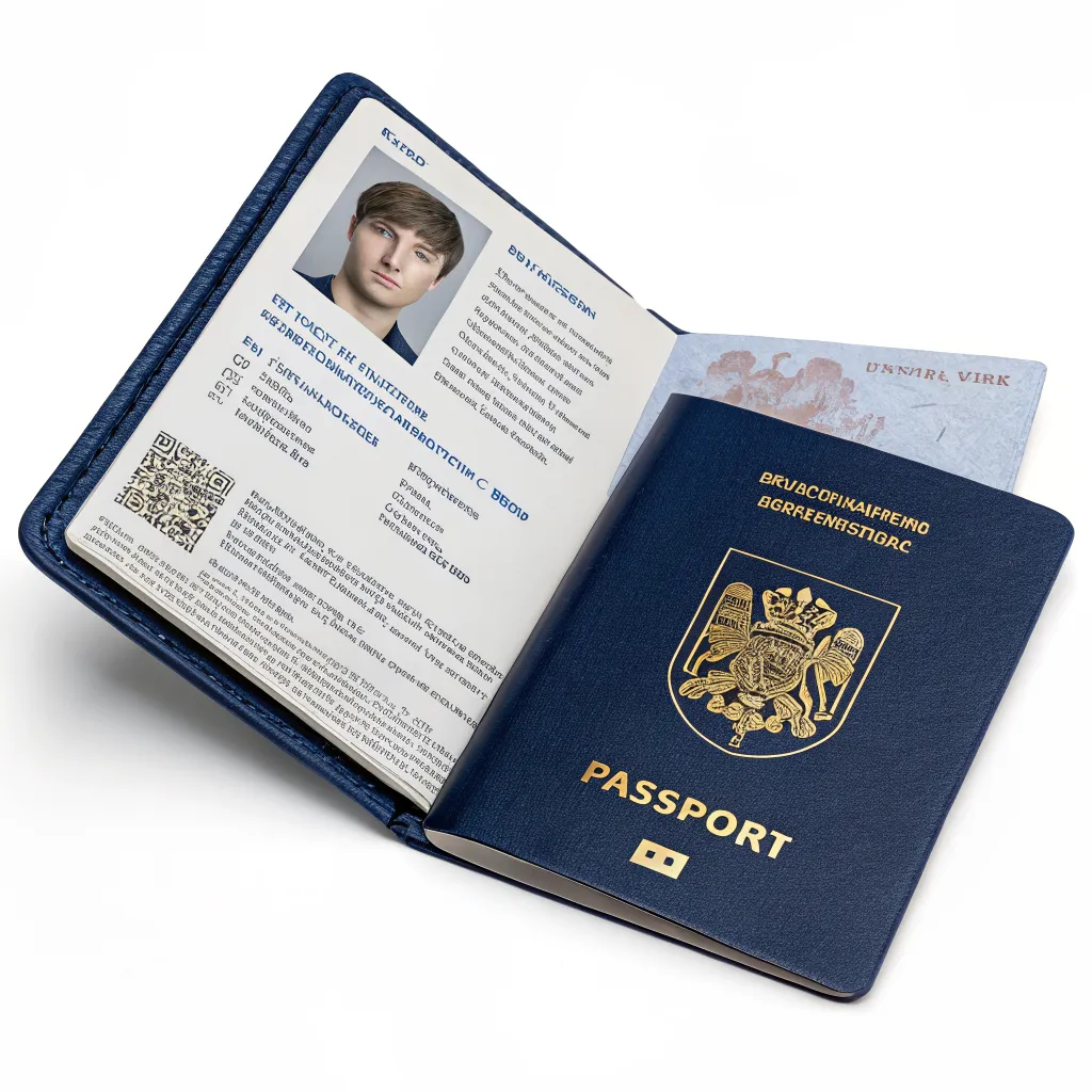 Passport illustration